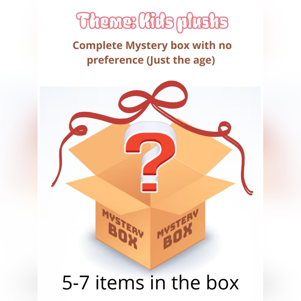 Kids Plush Mystery Box